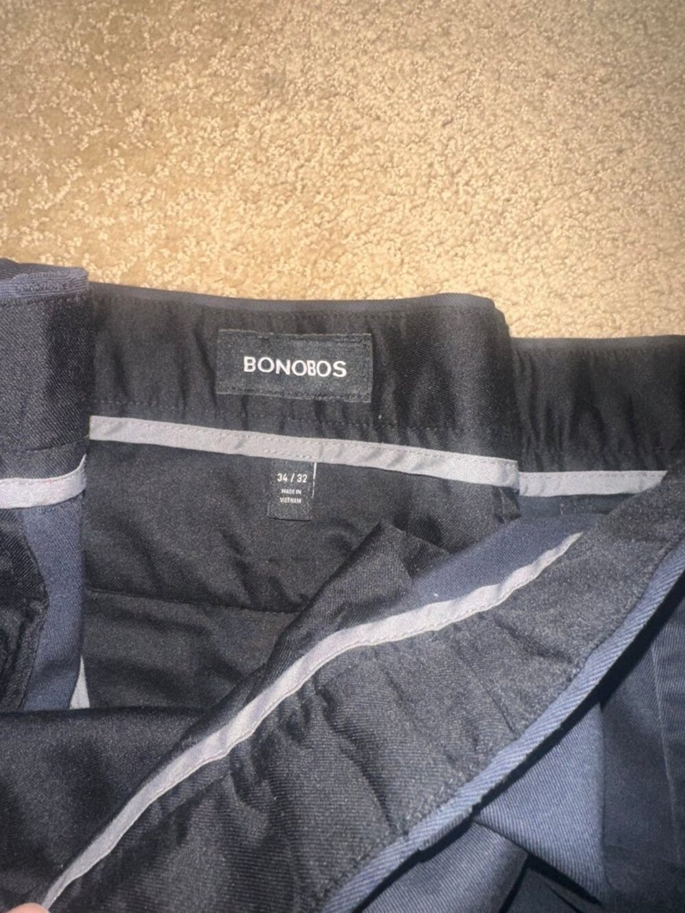 Bonobos Tuesday Pants Black — 34x32